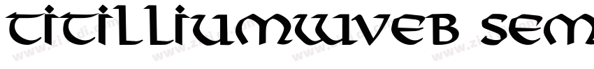 Titilliumwveb semiBo字体转换